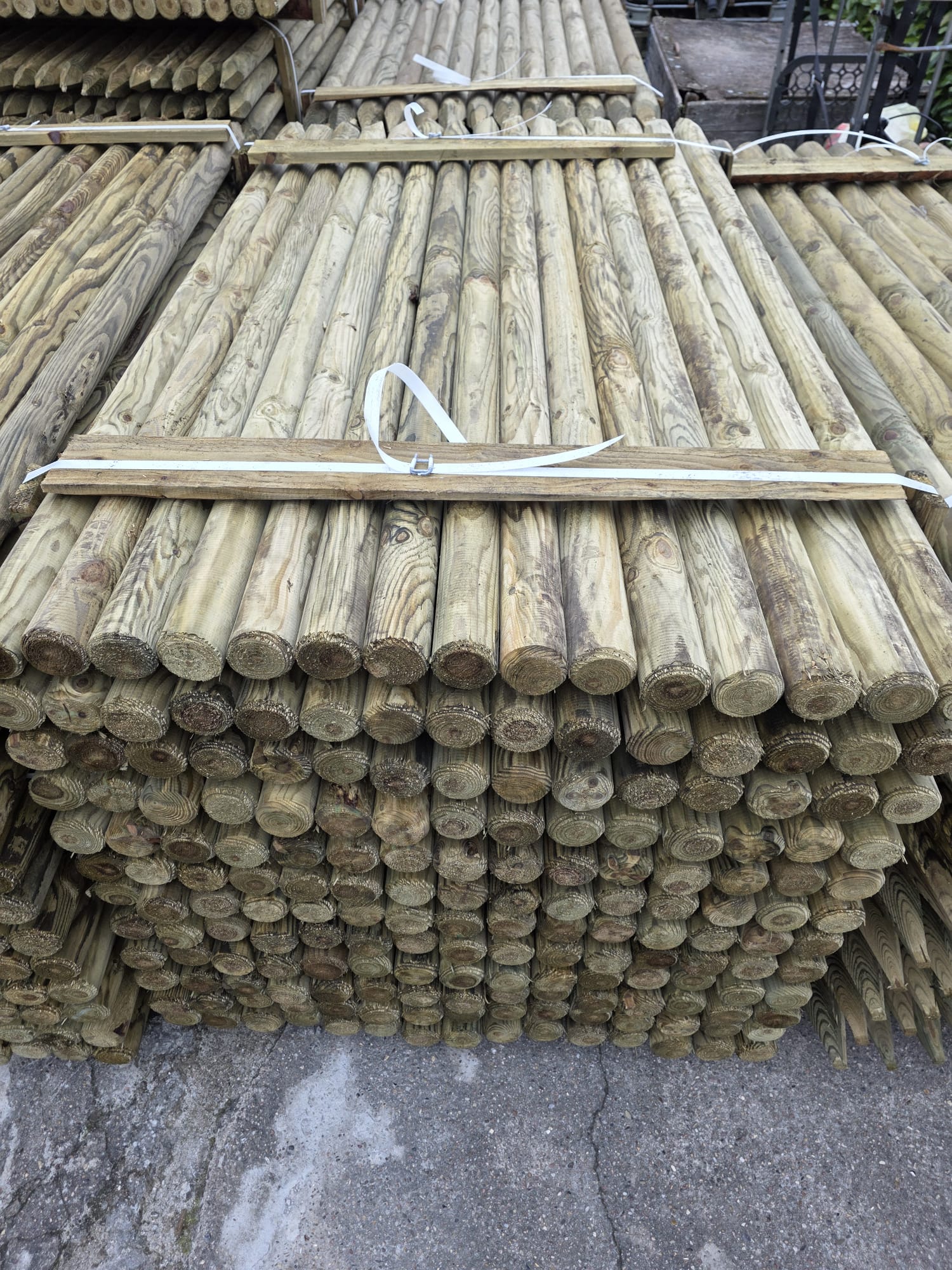 Vollpfahl 150 cm × Ø 6 cm